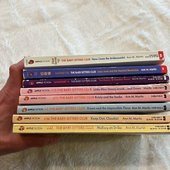 Babysitters Club and Mystery Vintage Lot 8 Books Ann M. Martin Paperback - Picture 7 of 9